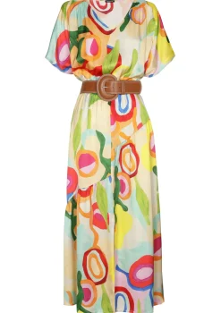 Femmes Caroline Biss Robes*3166-79 / Robe Midi Frivole