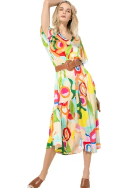 Femmes Caroline Biss Robes*3166-79 / Robe Midi Frivole