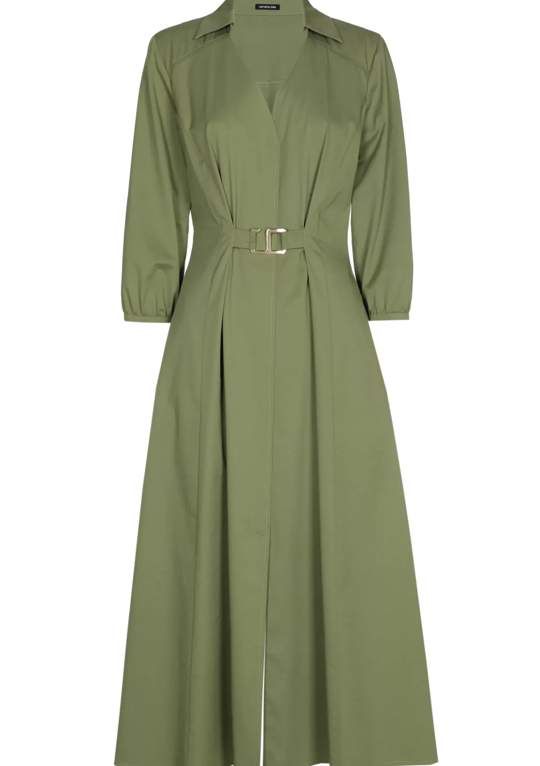 Femmes Caroline Biss Robes*1167-60 / Robe Midi Legere Avec Stretch
