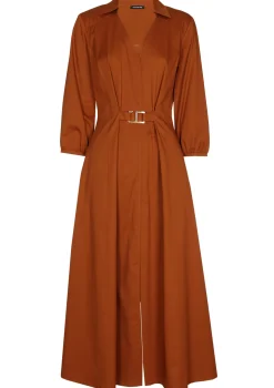 Femmes Caroline Biss Robes*1167-35 / Robe Midi Legerement Ajustee Avec Stretch