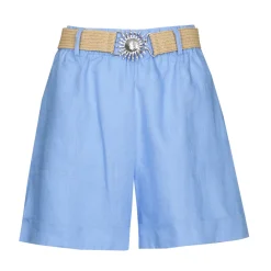Femmes Caroline Biss Pantalon*3568-24 / Short En Lin, Taille Normale