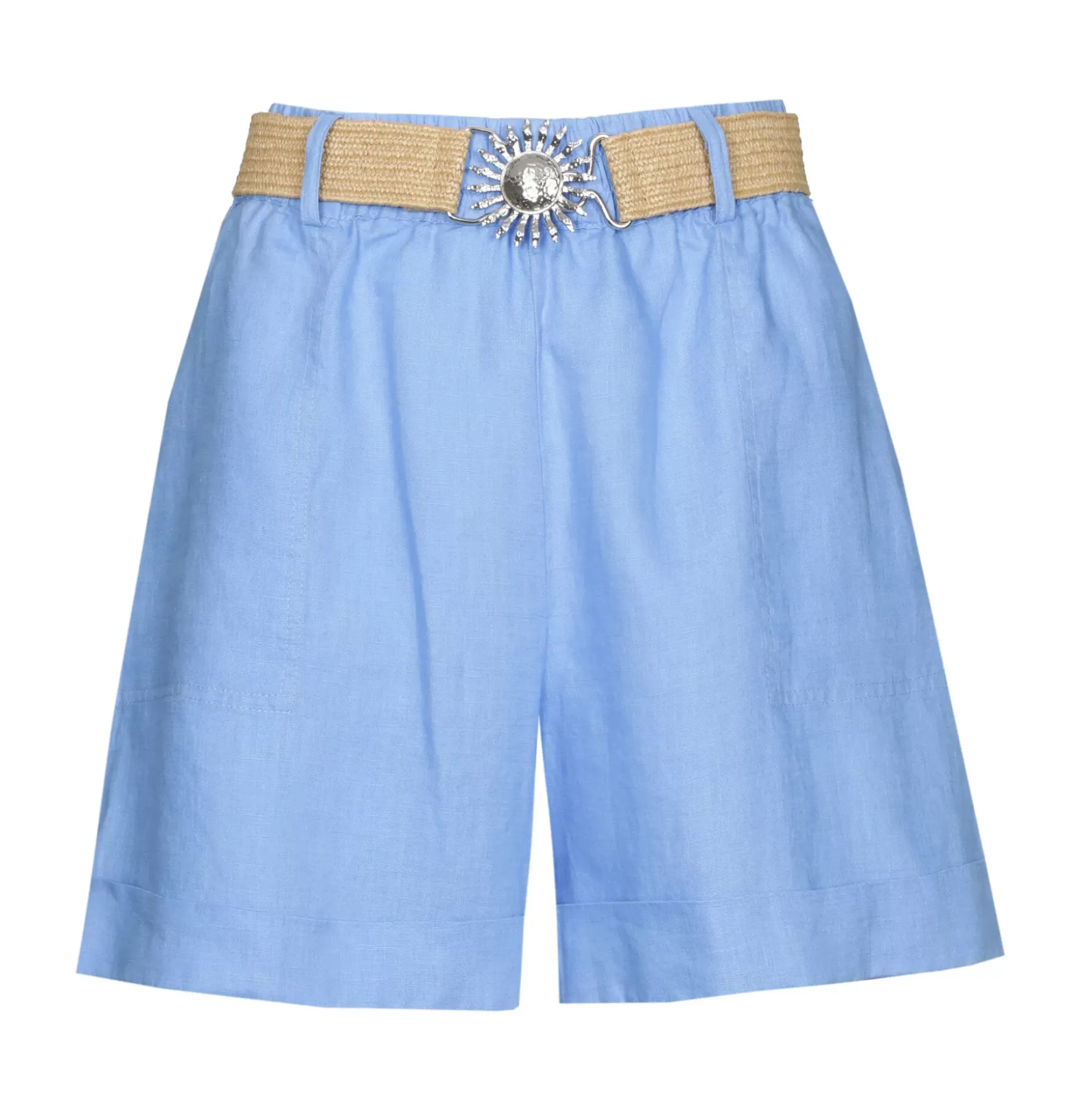 Femmes Caroline Biss Pantalon*3568-24 / Short En Lin, Taille Normale