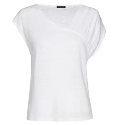 Femmes Caroline Biss Hauts*3972-90 / Top Asymetrique En Lin