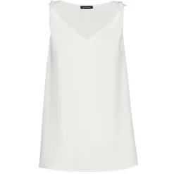 Femmes Caroline Biss Hauts*1622-91 / Top Droit Ample Effet Epaule