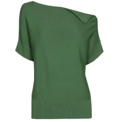 Femmes Caroline Biss Tire*1246-62 / Top En Maille Fine Effet Epaule
