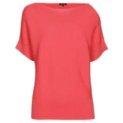 Femmes Caroline Biss Tire*1246-72 / Top En Maille Fine Effet Epaule
