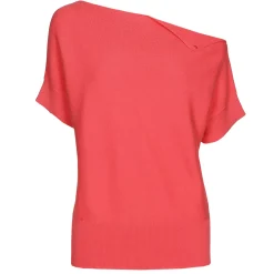 Femmes Caroline Biss Tire*1246-72 / Top En Maille Fine Effet Epaule