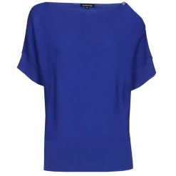Femmes Caroline Biss Tire*1246-26 / Top En Maille Fine Effet Epaule