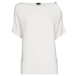 Femmes Caroline Biss Tire*1246-91 / Top En Maille Fine Effet Epaule