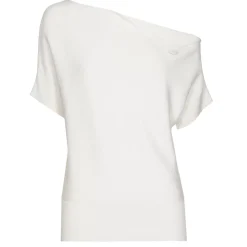 Femmes Caroline Biss Tire*1246-91 / Top En Maille Fine Effet Epaule
