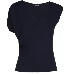 Femmes Caroline Biss Hauts*1901-21 / T-Shirt Asymetrique En Jersey