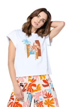 Femmes Caroline Biss Hauts*3980-89 / T-Shirt En Coton