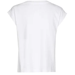 Femmes Caroline Biss Hauts*1981-90 / T-Shirt En Coton Effet Epaule